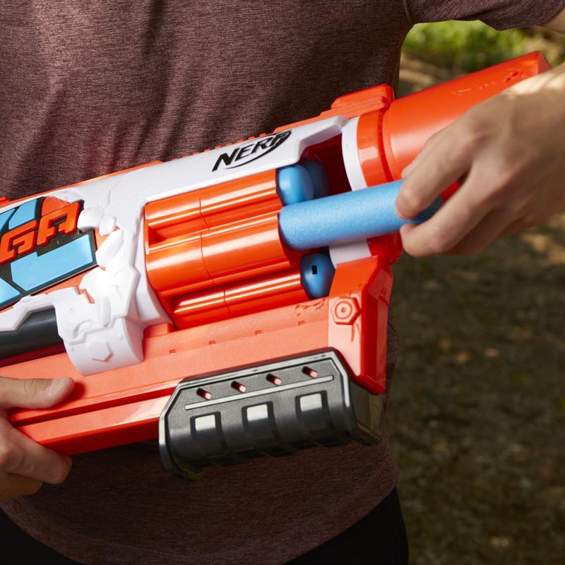 Blaster Nerf Mega XL Boom Dozer com 6 dardos Whistler Mega XL